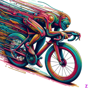 Painting "Bicycle Day"